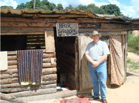 Pastor David Rea in Zambia near Kafulafuta Baptist Mission