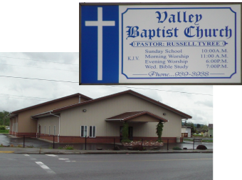 Valley Baptist Church sending church for David Rea